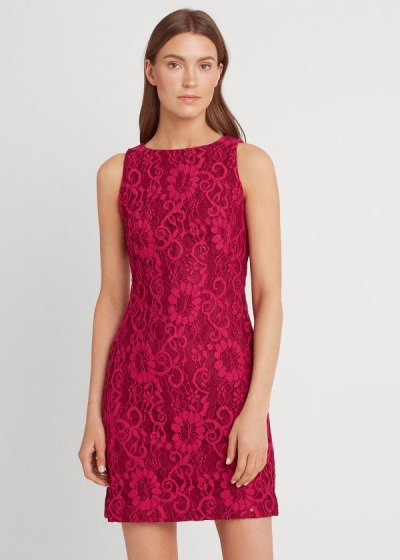 Ralph Lauren Lace Sleeveless Kjole Dame Danmark (JMETB1986)